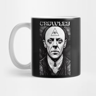 Aleister Crowley The Beast Occult Art Nouveau Illustration Mug